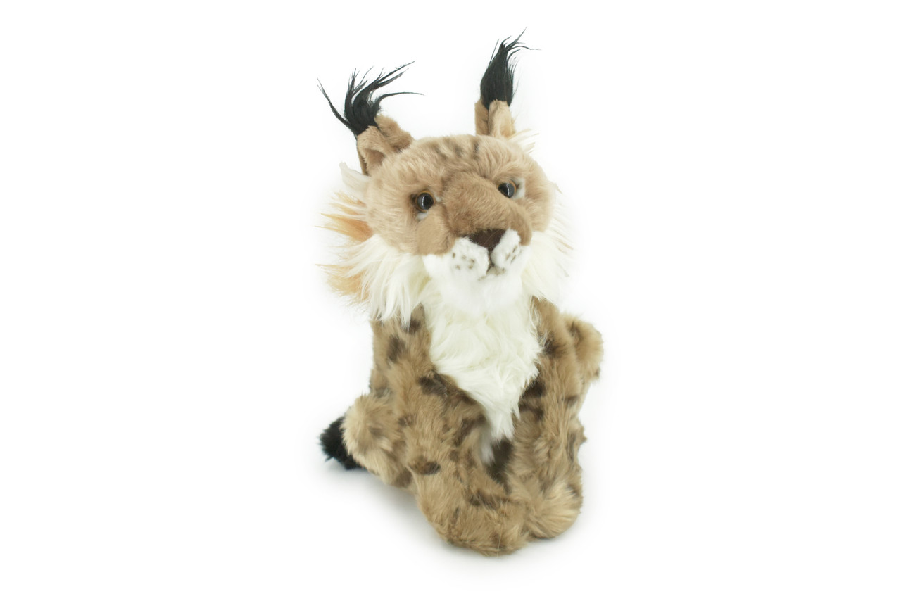 Lynx, Cat, Canada, Stuffed Animal, Plush, Educational, Realistic Design, Figure, Replica, Soft, Toy, Kids, Educational, Gift,         12 "        RI43 BA3