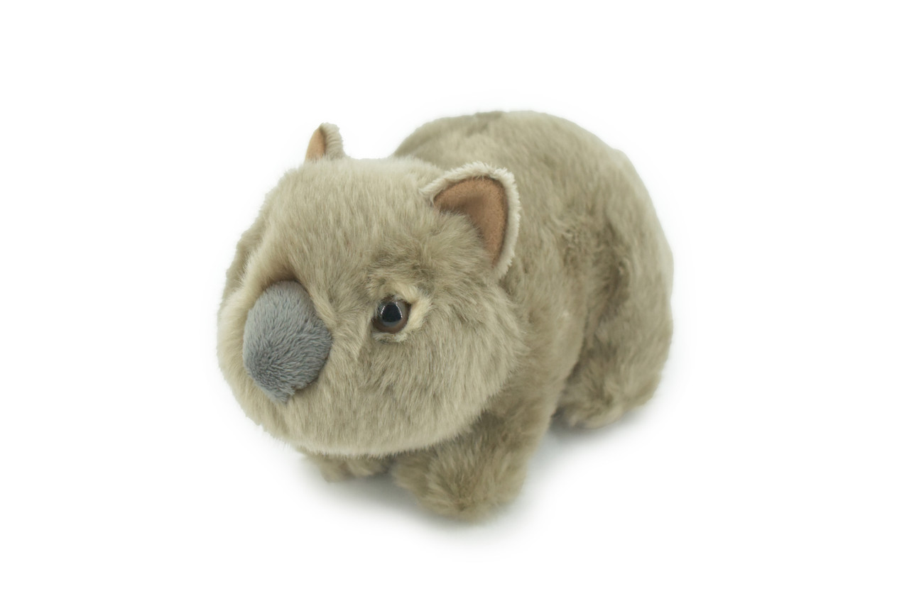 Wombat, Marsupials, Australia, Stuffed Animal, Plush, Educational, Realistic Design, Figure, Replica, Soft, Toy, Kids, Educational, Gift,         8 "        RI42 BA3