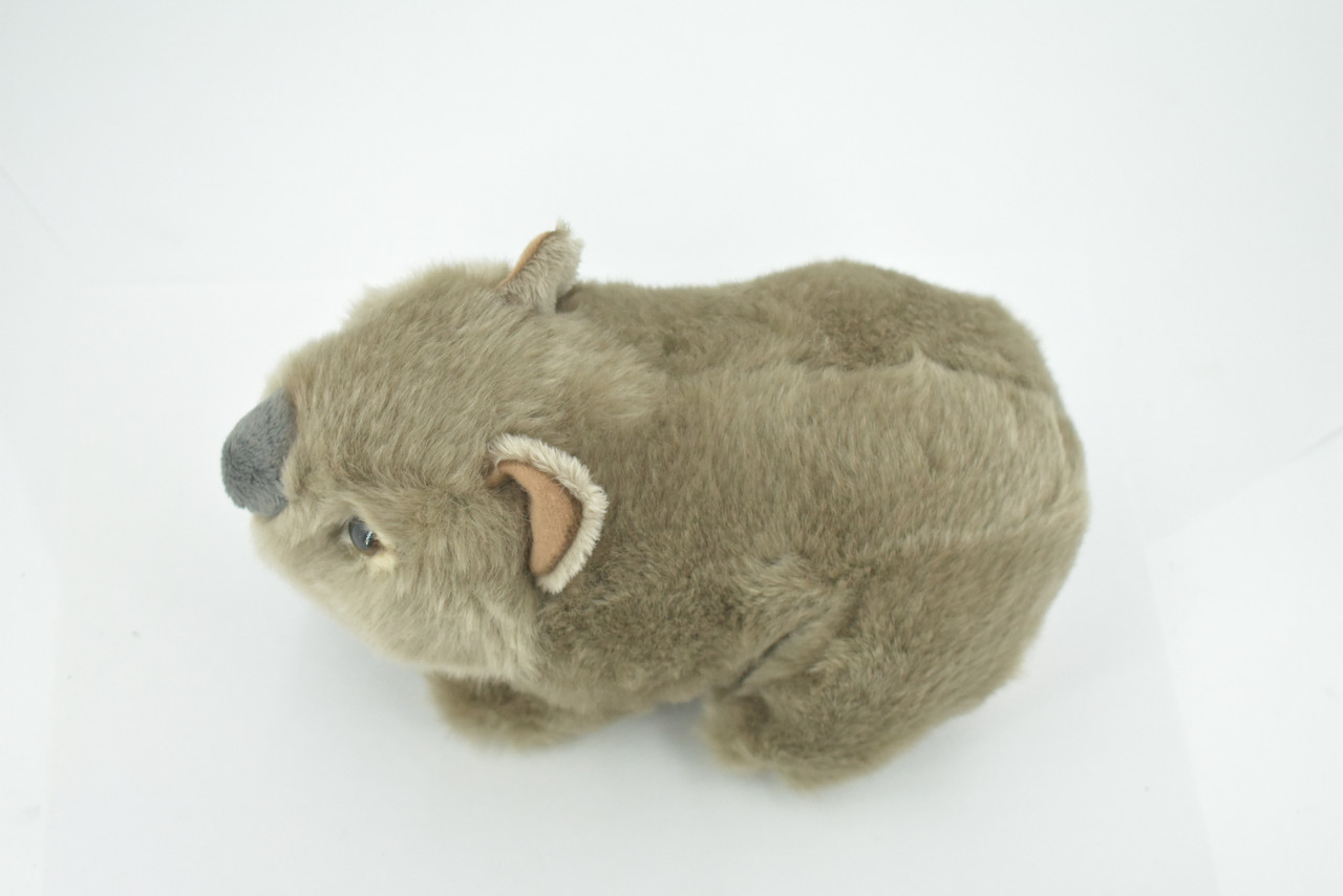 Wombat, Marsupials, Australia, Stuffed Animal, Plush, Educational, Realistic Design, Figure, Replica, Soft, Toy, Kids, Educational, Gift,         8 "        RI42 BA3