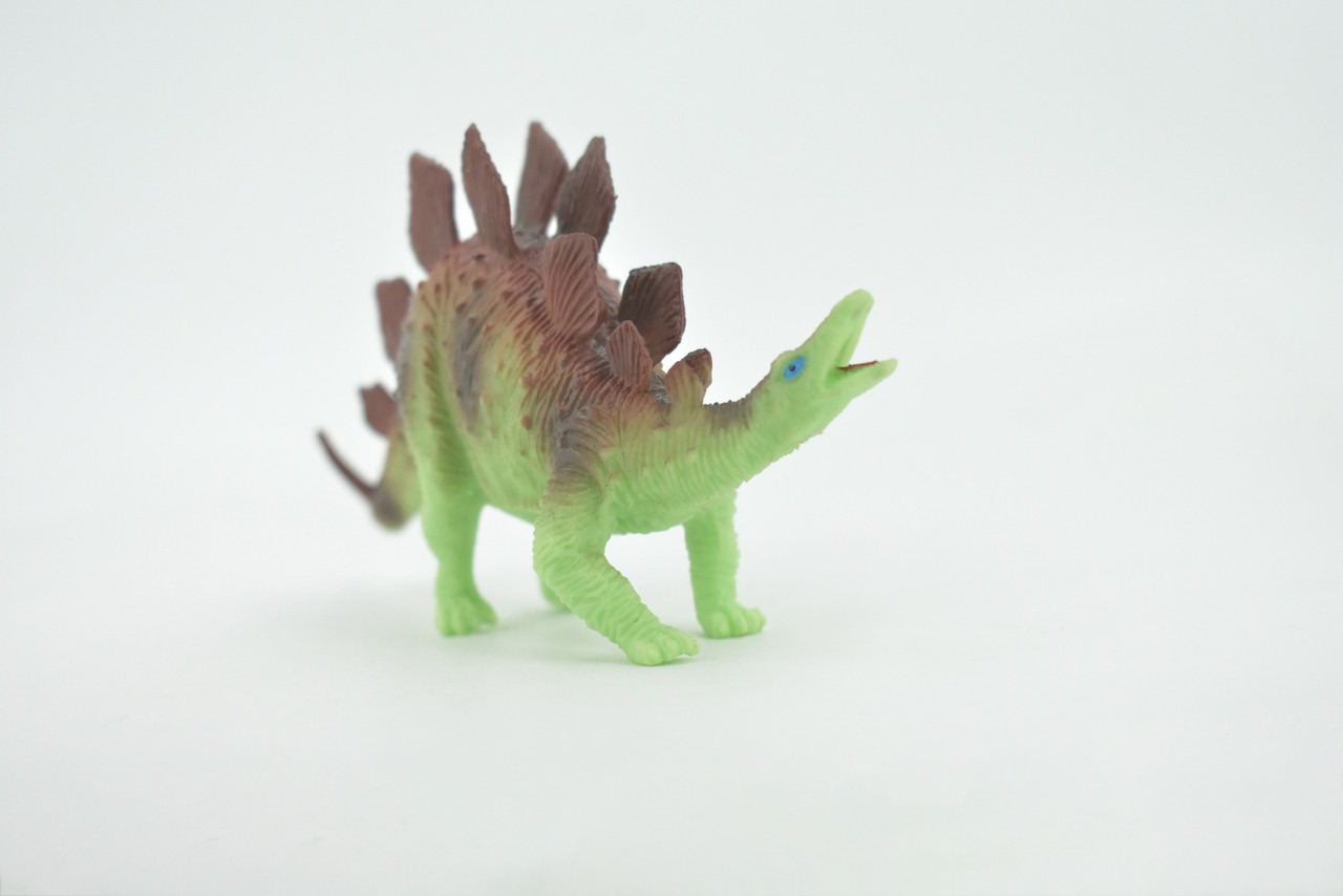 Stegosaurus, Stegosauria, Dinosaur, Jurassic, High Quality, Hand Painted, Rubber, Realistic, Figure, Model, Replica, Toy, Kids, Educational, Gift,      6"     RI19 B166 