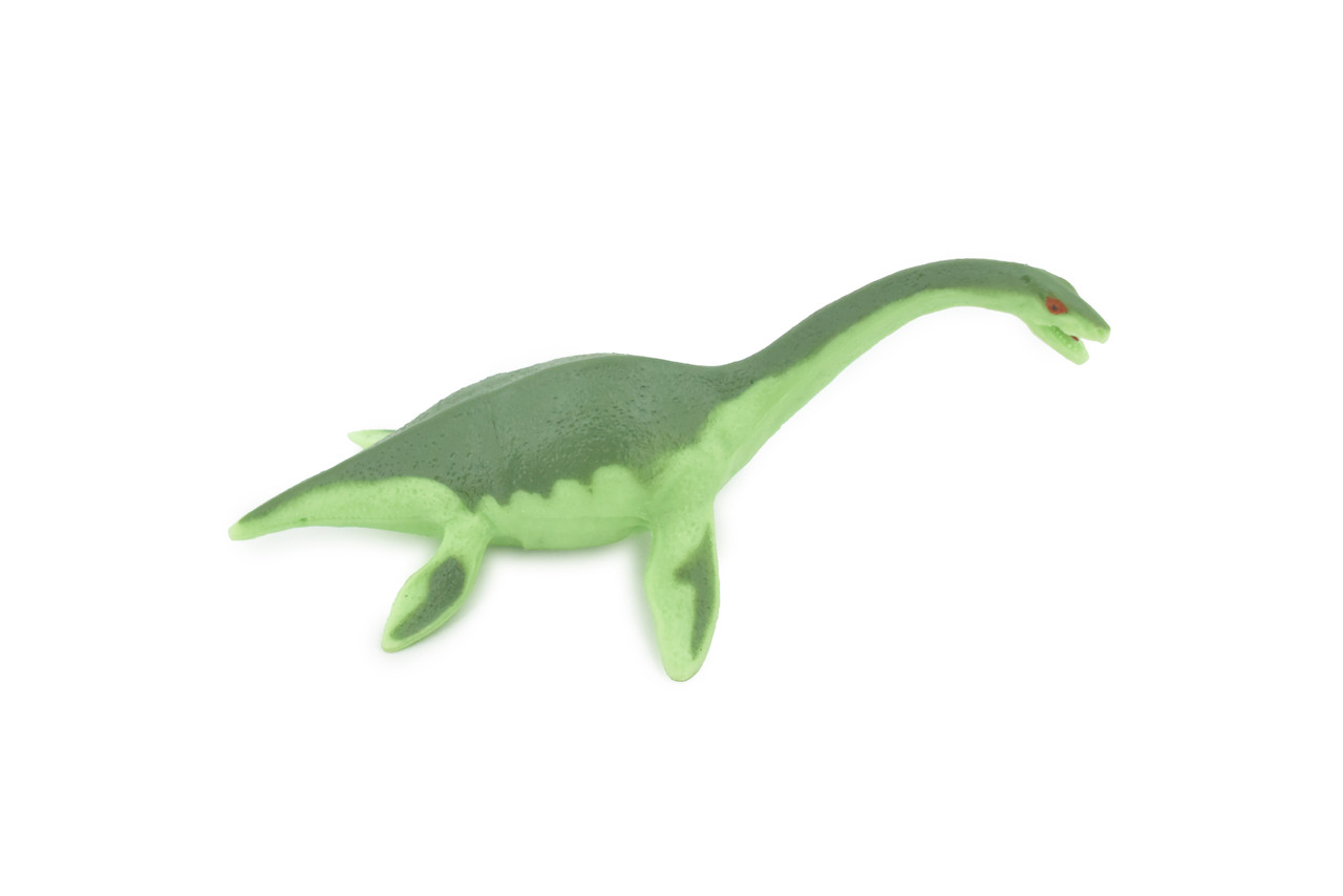 Elasmosaurus, Plesiosaurs Marine Reptile, High Quality, Hand Painted, Rubber, Realistic, Figure, Model, Replica, Toy, Kids, Educational, Gift,      6"     RI21 B166 