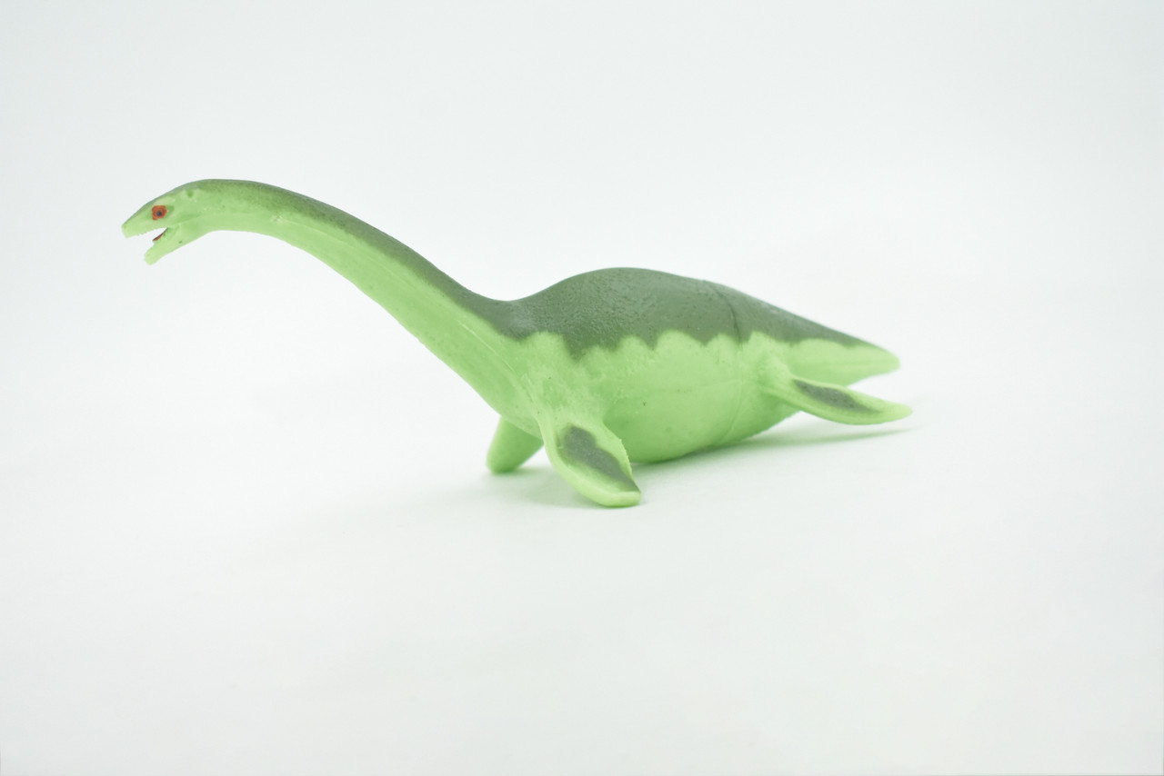 Elasmosaurus, Plesiosaurs Marine Reptile, High Quality, Hand Painted, Rubber, Realistic, Figure, Model, Replica, Toy, Kids, Educational, Gift,      6"     RI21 B166 