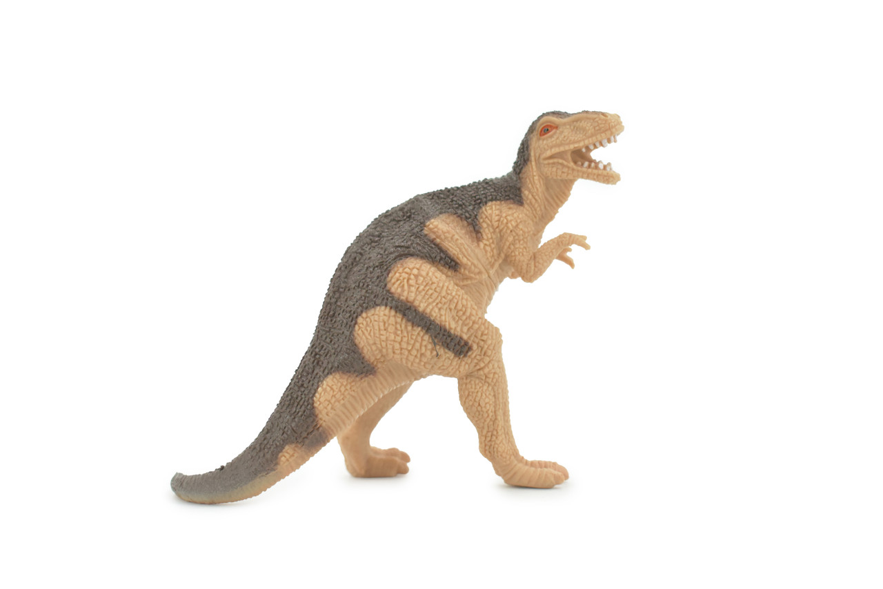 Tyrannosaurus rex, King of Dinosaurs, T-Rex, High Quality, Hand Painted, Rubber, Realistic, Model, Replica, Toy, Kids, Educational, Gift,      5 1/2"     RI24 B166 