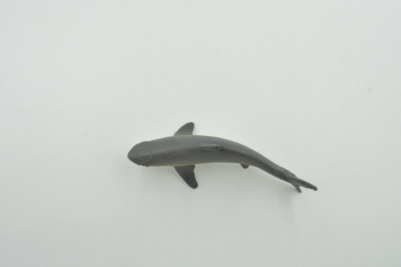 Shark, Bull Shark, High Quality, Rubber Fish, Hand Painted, Realistic, Toy Figure, Model, Replica, Kids, Educational, Gift,      3"     IM02 B228