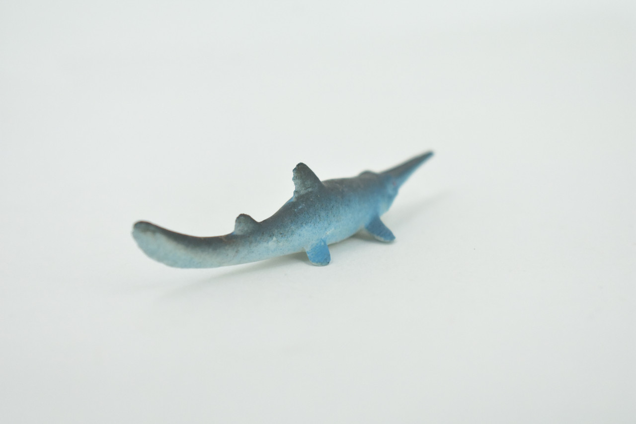Shark, Longnosed Shark, High Quality, Rubber Fish, Hand Painted, Realistic, Toy Figure, Model, Replica, Kids, Educational, Gift,      3"     IM04 B228