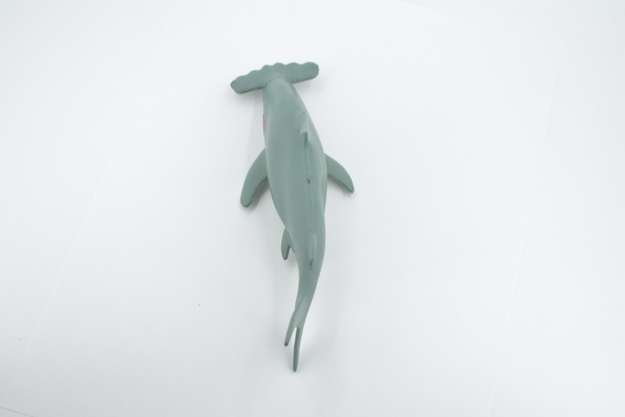 Shark, Scalloped Hammerhead Shark, High Quality, Hand Painted, Realistic, Rubber, Fish, Figure, Model, Toy, Kids, Educational, Gift,        7"       CWG308 B382