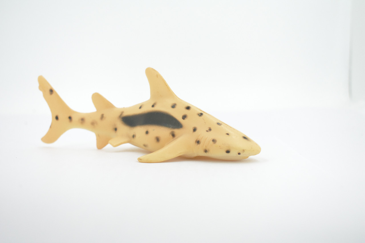 Shark, Zebra Shark, High Quality, Hand Painted, Rubber Fish, Realistic, Figure, Model, Replica, Toy, Kids, Educational, Gift,        7"        CWG309 B382