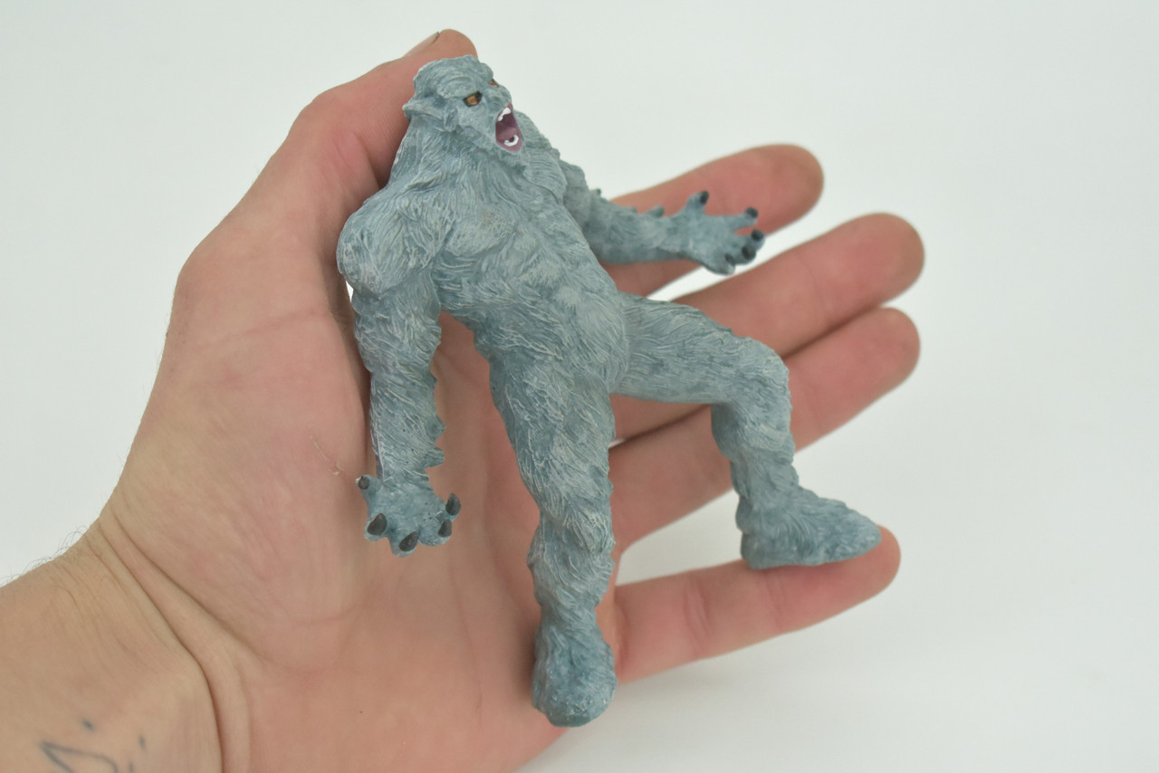 Abominable Snowman, Yeti, Himalayan Mountain Ape, High Quality, Hand Painted, Rubber, Realistic, Figure, Model, Replica, Toy, Kids, Educational, Gift,  4 1/2"  CH728 BB177
