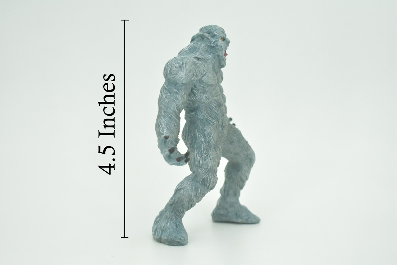 Abominable Snowman, Yeti, Himalayan Mountain Ape, High Quality, Hand Painted, Rubber, Realistic, Figure, Model, Replica, Toy, Kids, Educational, Gift,  4 1/2"  CH728 BB177