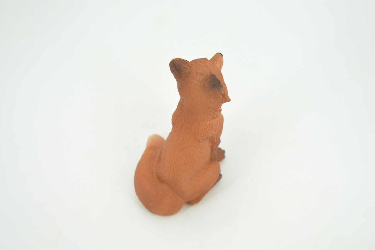Fox, Red Fox, Vulpes, High Quality, Hand Painted, Rubber, Realistic, Figure, Model, Replica, Toy, Kids, Educational, Gift,     4"    CH280 BB177