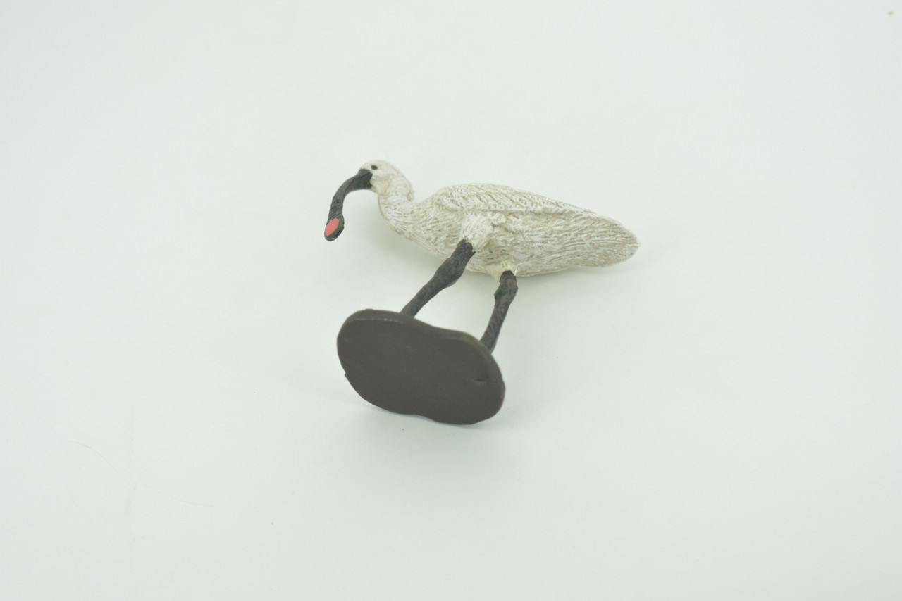 Bird, Spoonbill, White, Very Realistic, Museum Quality, Hand Painted, Hard Rubber, Realistic, Model, Replica, Kids, Educational, Gift,     3"    CH292 BB179