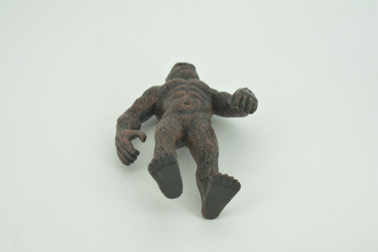 Bigfoot, Sasquatch, Wild Man, Yeti, Statue, Cryptid, Very Realistic Rubber Figure, Model, Educational, Animal, Hand Painted, Kids, Educational, Gift,      5"      CH297 BB180