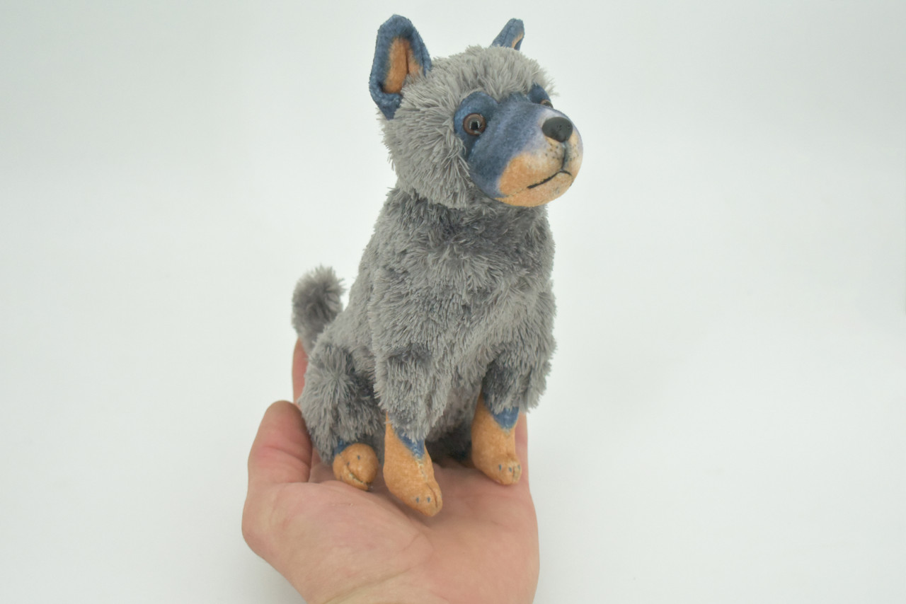 Australian Cattle Dog, Queensland Heeler, Canine, Dog Breed, Very Nice Plush, Stuffed Animal, Educational, Toy, Kids, Realistic Figure, Educational, Gift,   7"     WR17 BB227 