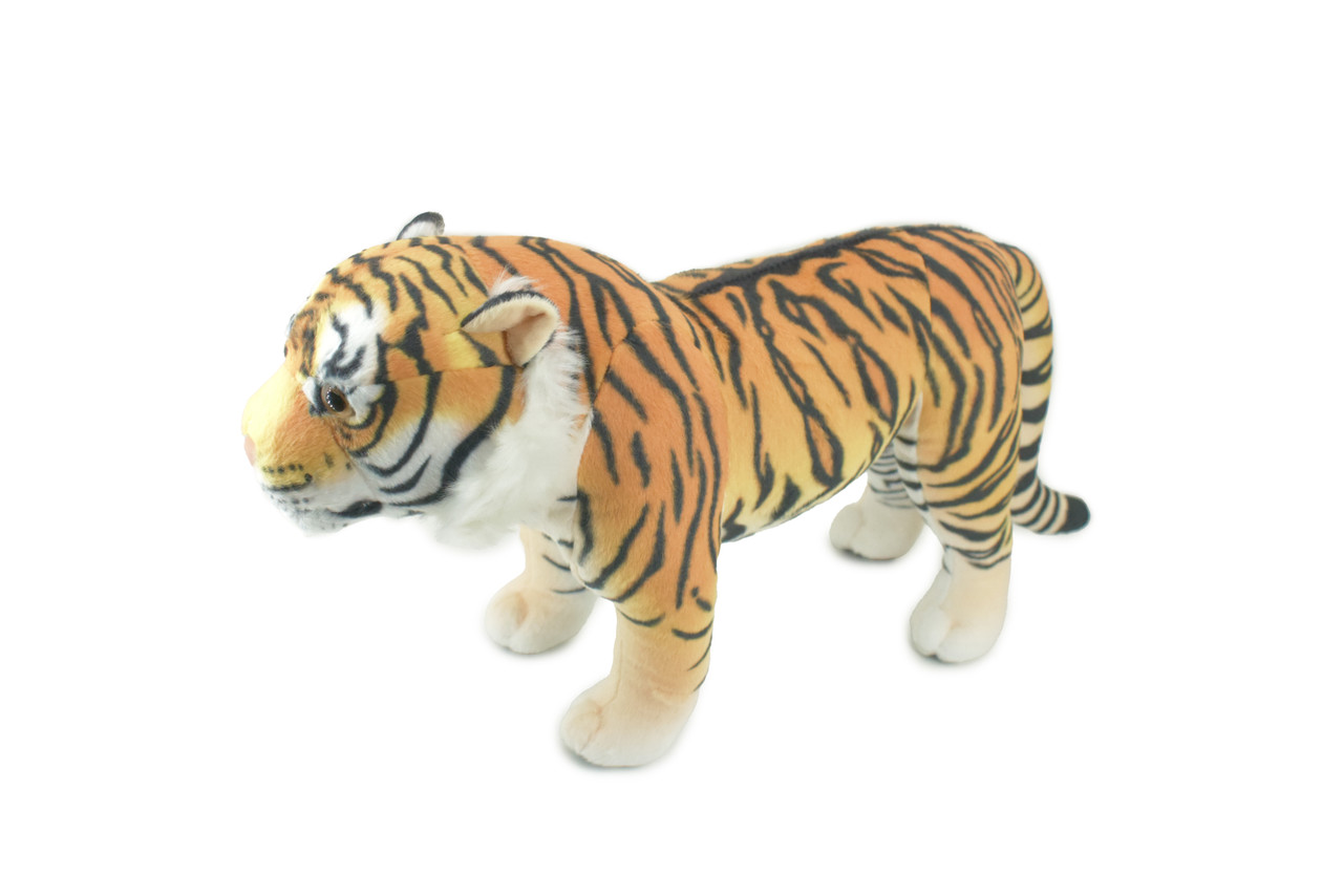 Tiger, Standing, Panthera tigris, Bengal, Asia, Big Cats, Very Nice Plush, Stuffed Animal, Educational, Toy, Kids, Realistic Figure, Educational, Gift,       22"        WR22 BB46