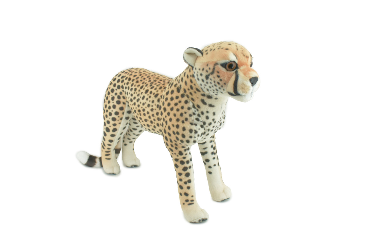 Cheetah, Big Male, Cat, Africa, Very Realistic, Big Cats, Very Nice Plush, Stuffed Animal, Educational, Toy, Kids, Realistic Figure, Educational, Gift,       22"        WR23 BB45