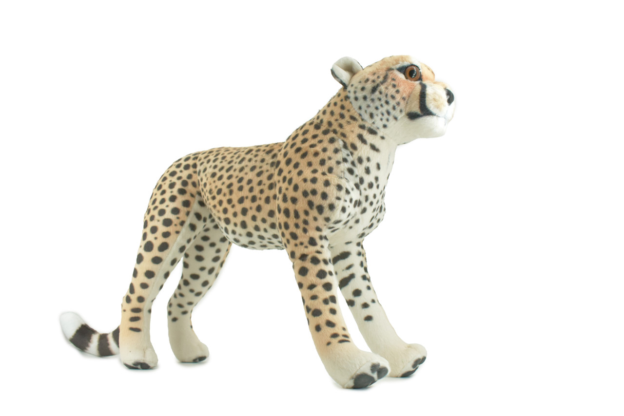 Cheetah, Big Male, Cat, Africa, Very Realistic, Big Cats, Very Nice Plush, Stuffed Animal, Educational, Toy, Kids, Realistic Figure, Educational, Gift,       22"        WR23 BB45