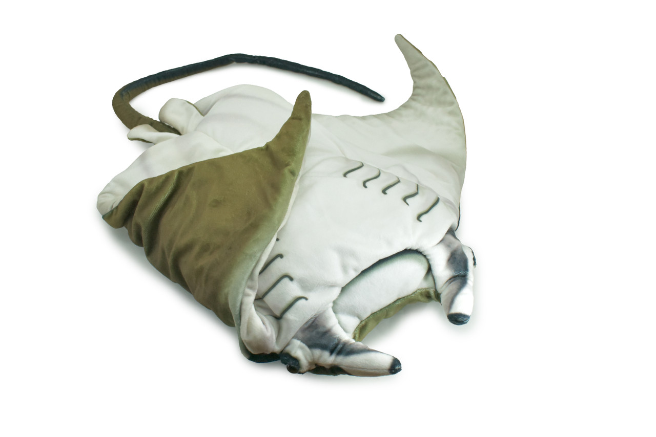 Manta Ray, Devil Fish, Ocean, Marine, Very Nice Plush, Stuffed Animal, Educational, Toy, Kids, Realistic Figure, Educational, Gift,       22"        WR24 BB45