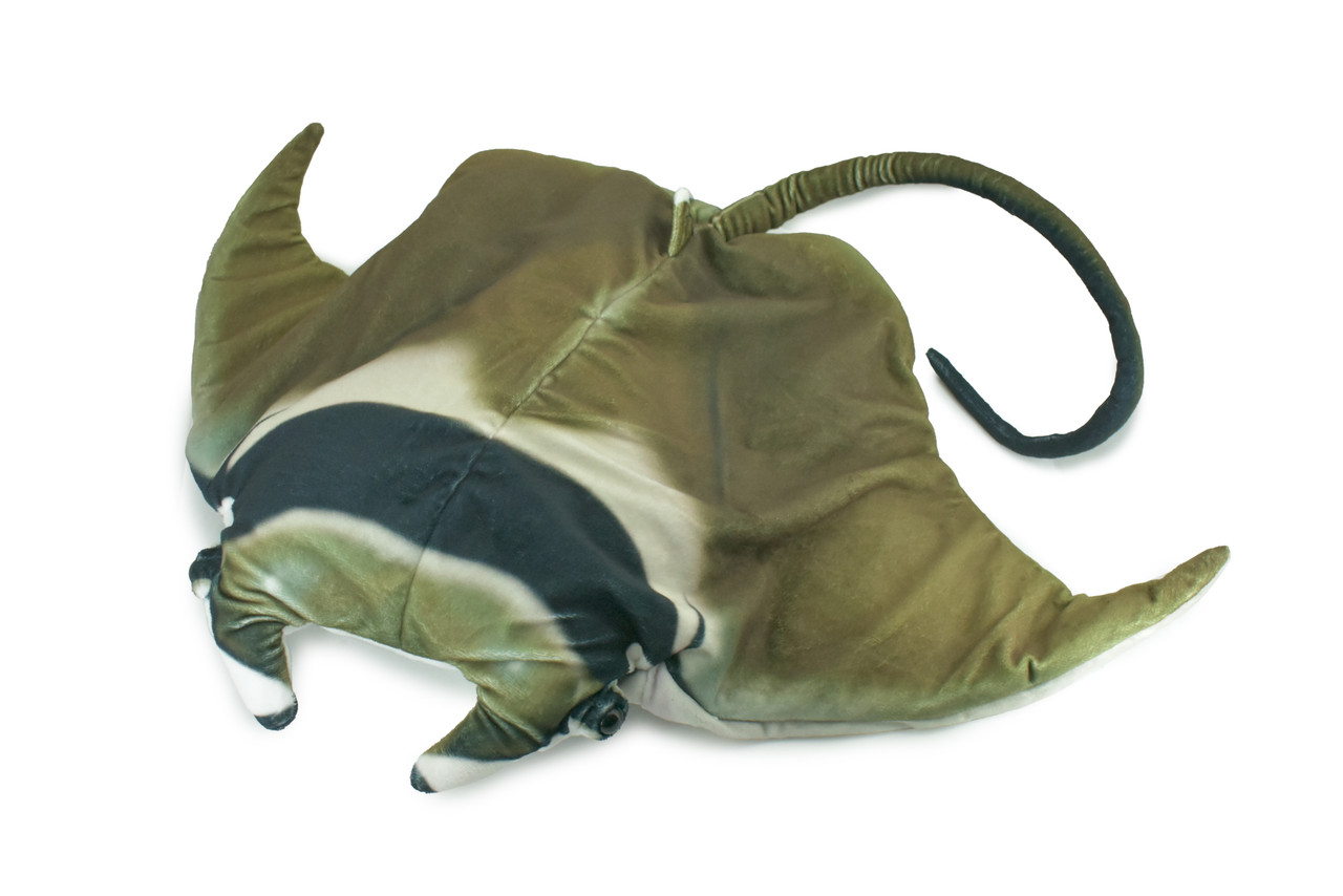 Manta Ray, Devil Fish, Ocean, Marine, Very Nice Plush, Stuffed Animal, Educational, Toy, Kids, Realistic Figure, Educational, Gift,       22"        WR24 BB45