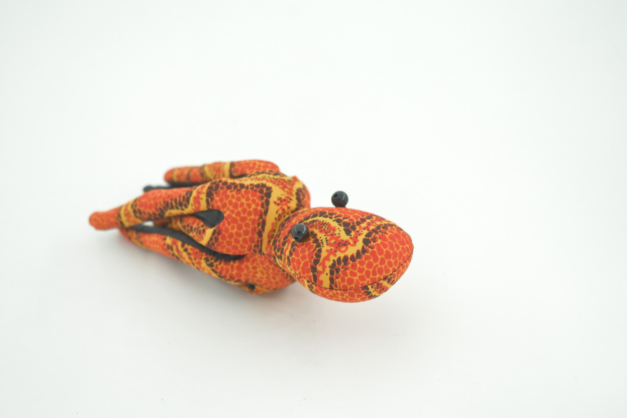 Octopus, Octopodes, Orange, Octopi, HandMade, Thailand, Sand Creatures, Toy, Paper Weight, Bean Bag, Cornhole, Game, Kids, Educational, Gift,  6"   TH37   BB304