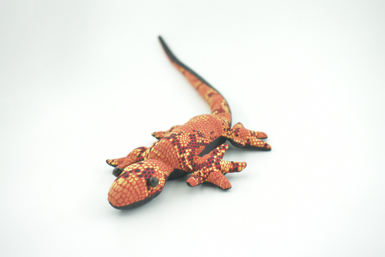 Lizard, Reptiles, Red, Hand Made, Thailand Sand Creatures, Toy, Paper Weight, Bean Bag, Cornhole, Game, Kids, Educational, Gift,        16"    TH41 BB305