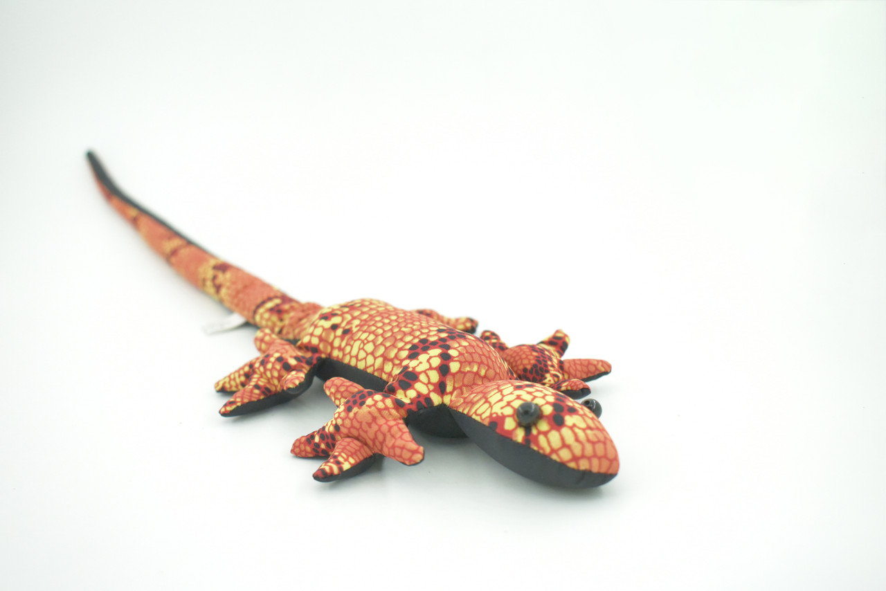 Lizard, Reptiles, Red, Hand Made, Thailand Sand Creatures, Toy, Paper Weight, Bean Bag, Cornhole, Game, Kids, Educational, Gift,        16"    TH41 BB305