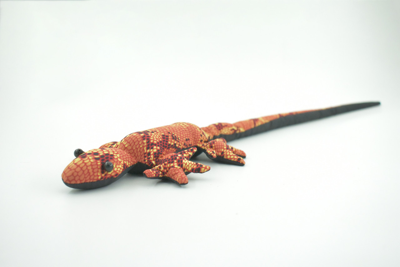 Lizard, Reptiles, Red, Hand Made, Thailand Sand Creatures, Toy, Paper Weight, Bean Bag, Cornhole, Game, Kids, Educational, Gift,        16"    TH41 BB305