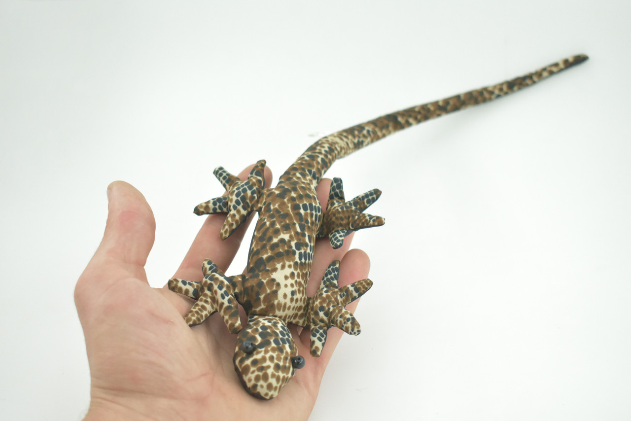 Lizard, Reptiles, Brown, Hand Made, Thailand Sand Creatures, Toy, Paper Weight, Bean Bag, Cornhole, Game, Kids, Educational, Gift,        16"    TH44 BB305