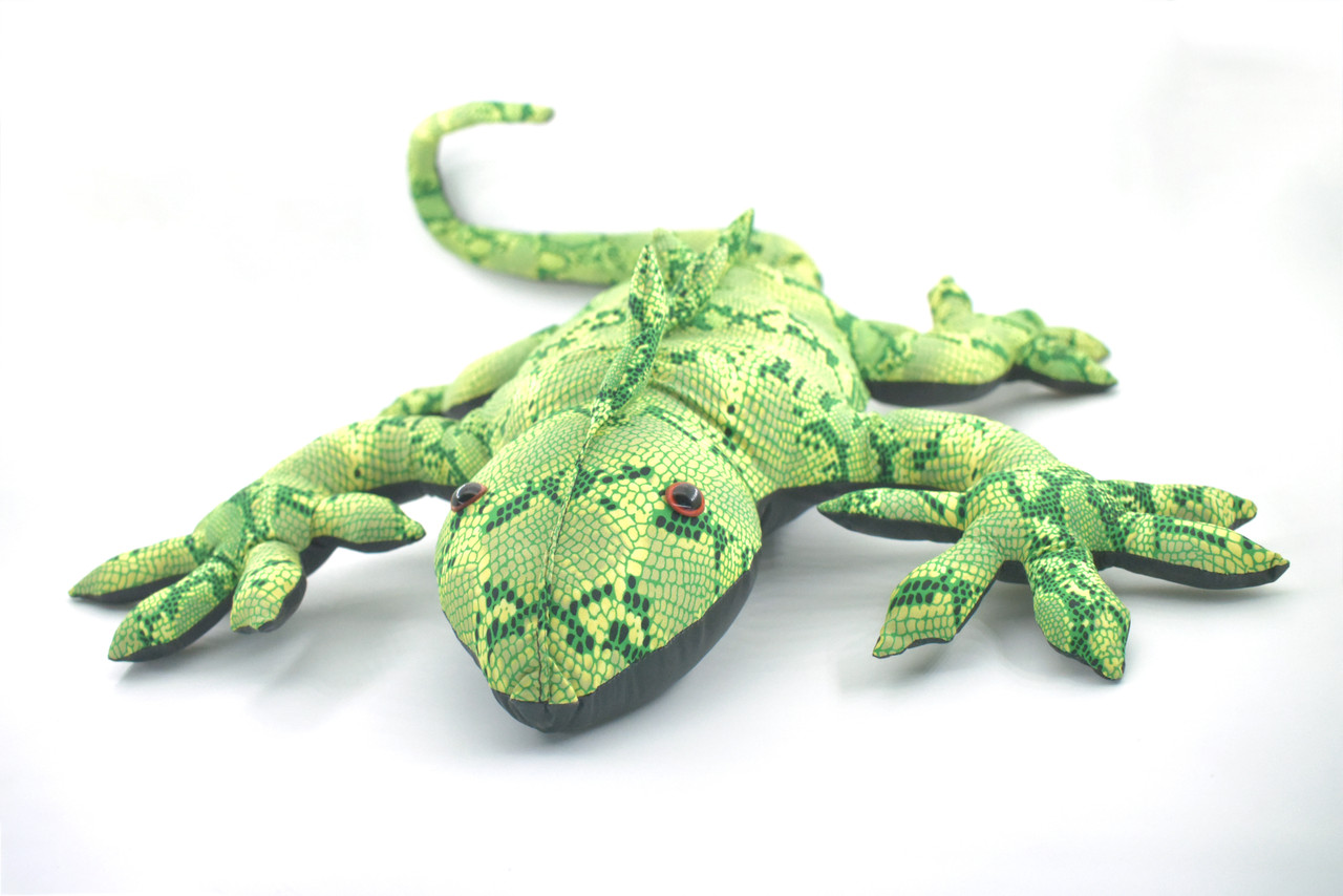 Lizard, Reptiles, Iguana, Green, Herbivorous lizards, Hand Made in Thailand, Stuffed Reptile, Plush Toy, Kids, Educational, Gift,        30"