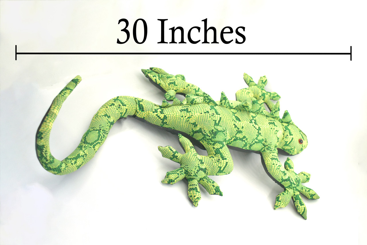 Lizard, Reptiles, Iguana, Green, Herbivorous lizards, Hand Made in Thailand, Stuffed Reptile, Plush Toy, Kids, Educational, Gift,        30"