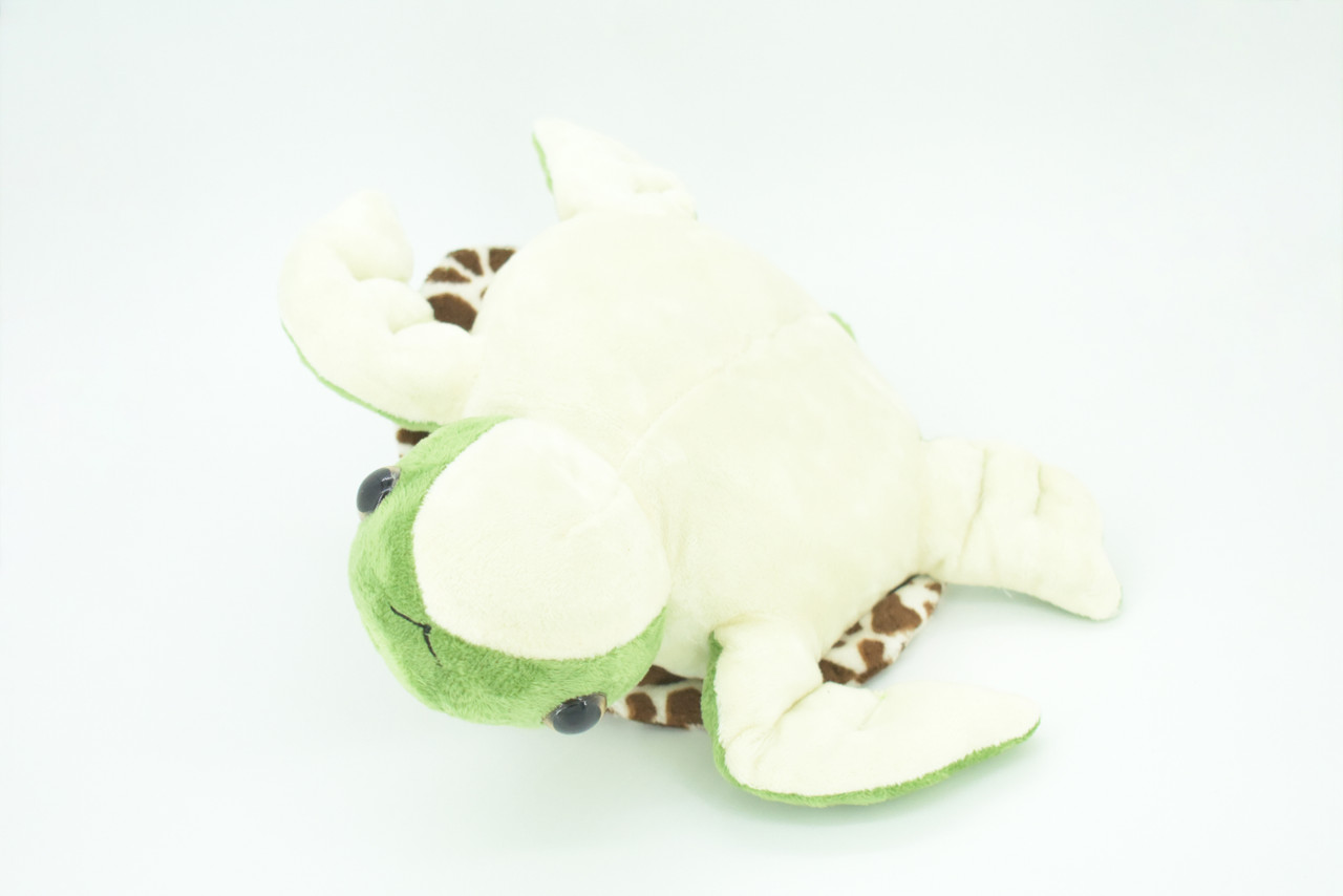 Sea Turtle with Baby, Plush Animal, Soft, Stuffed, Toy, Educational, Realistic Turtle Design, Educational, Figure, Lifelike, Replica, Gift,       10"    PK01 B497