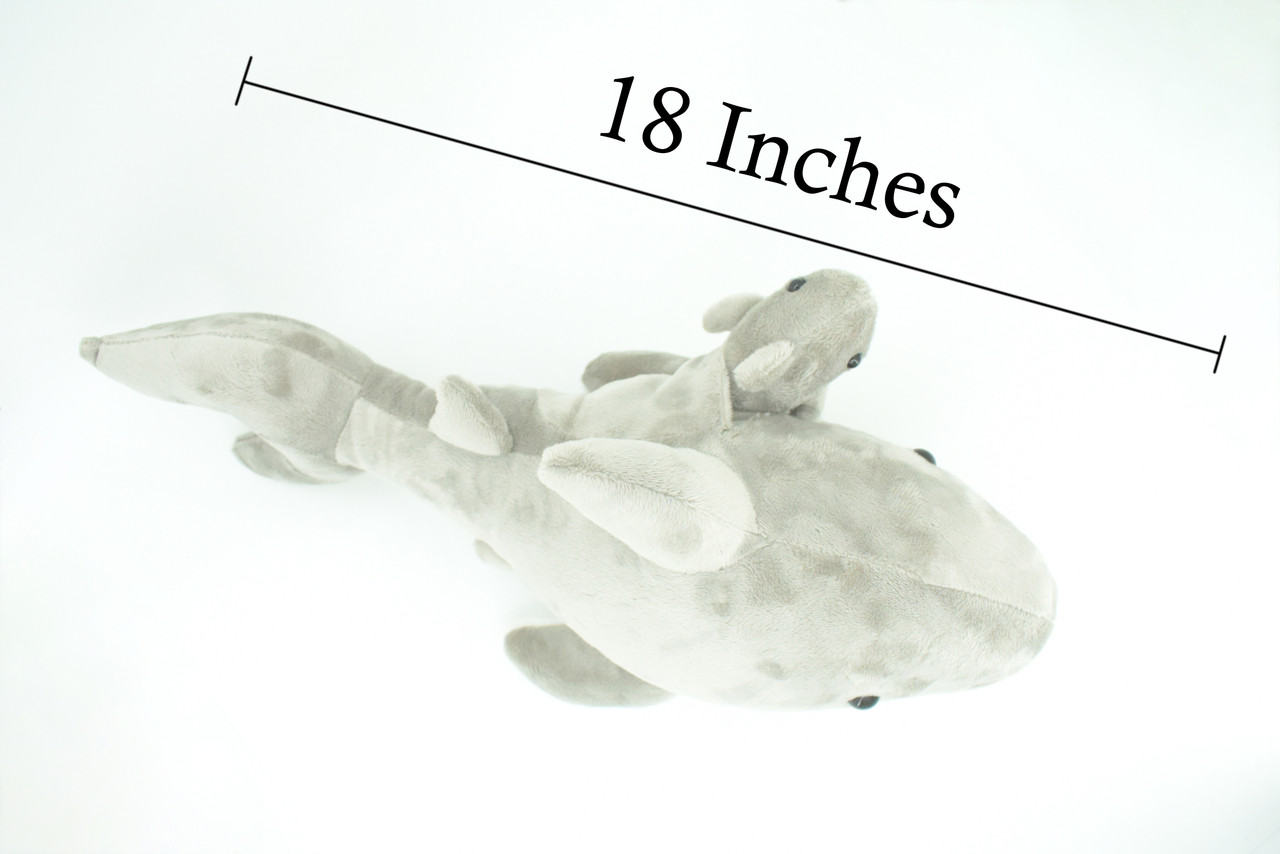 Shark with Baby, Plush Animal, Soft, Stuffed, Toy, Educational, Realistic Shark Design, Figure, Lifelike, Replica, Gift,       18"     PK05 B501
