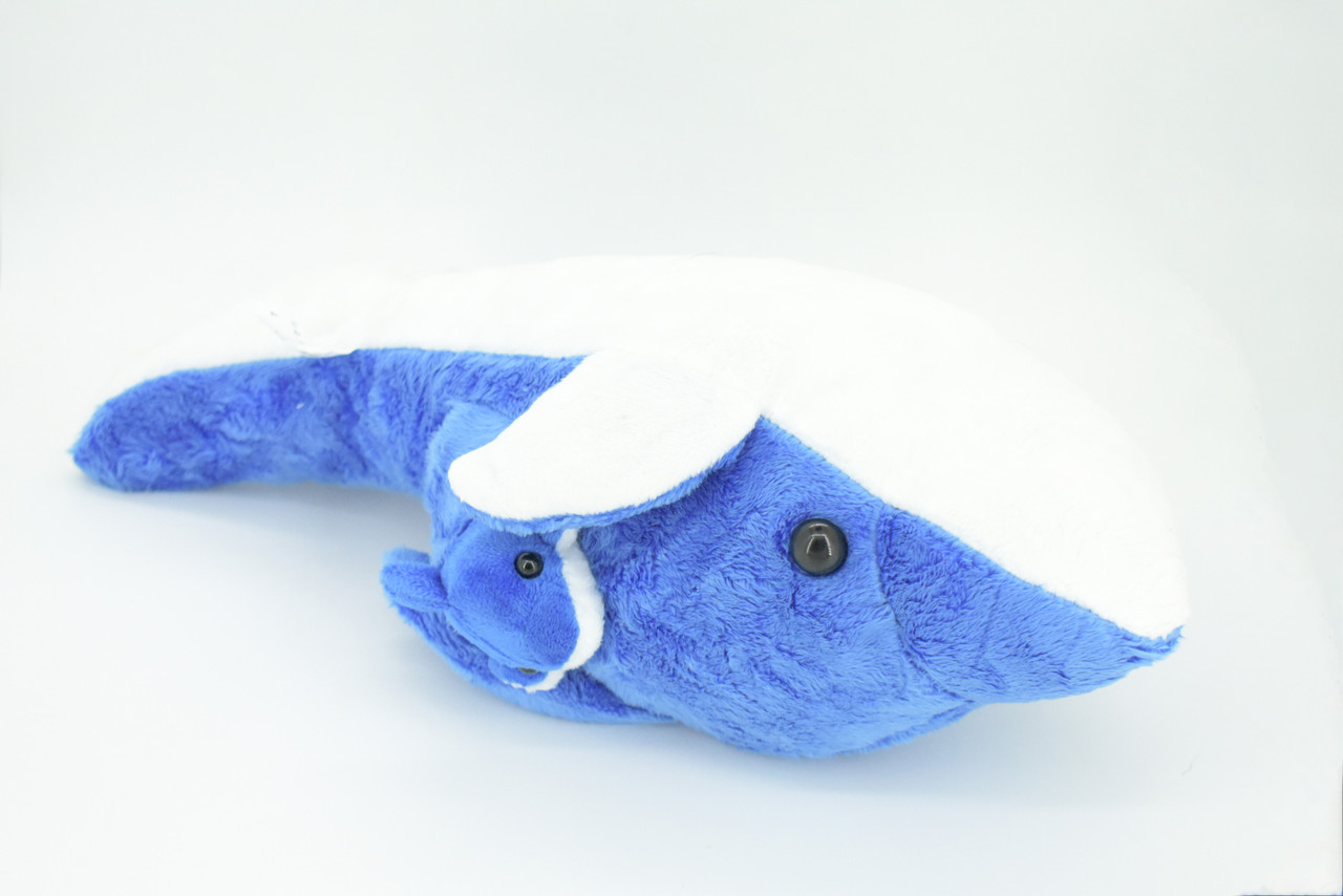 Dolphin with Baby, Plush Animal, Soft, Stuffed, Toy, Educational, Realistic Dolphin Design, Figure, Lifelike, Replica, Gift,       14"     PK06 B502