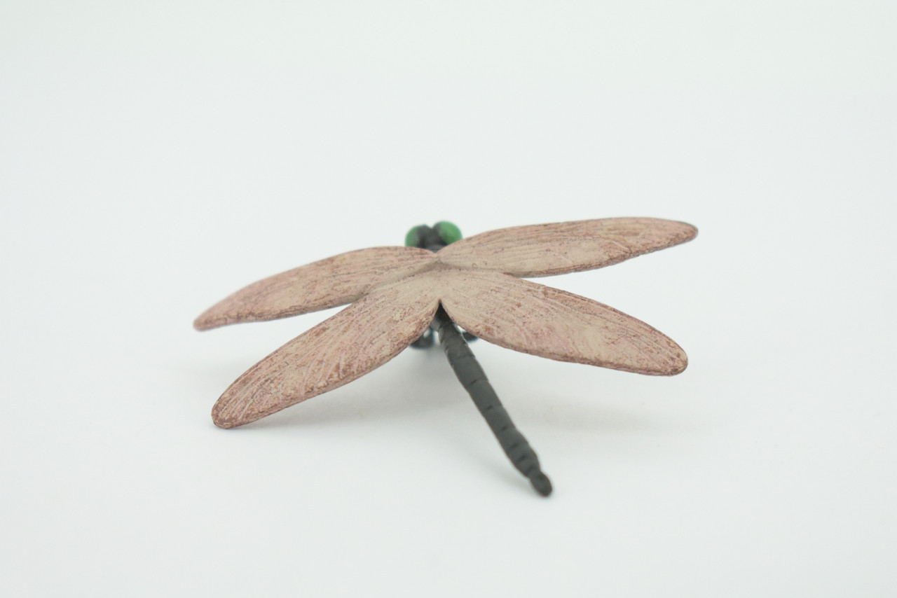 Dragonfly, Dragon Fly,  Hand Painted, Educational, Rubber Realistic Figure, Lifelike Model, Figurine, Replica, Gift,      2 1/4"    SF18 B31   