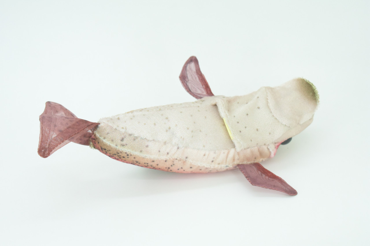 Rainbow Trout Finger Puppet, Very Nice Plush Trout, Stuffed Fish, Educational, Realistic, Lifelike Model, Gift,   7"   FM11 B235