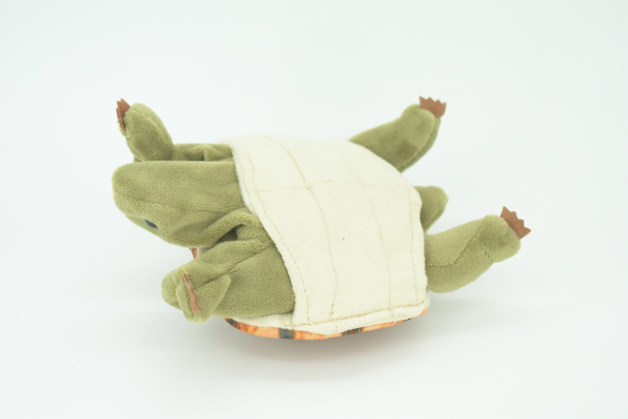 Turtle Finger Puppet, Very Nice Plush Tortoise, Stuffed Reptile, Educational, Realistic, Lifelike Model, Gift,    6 1/2"   FM10 B235