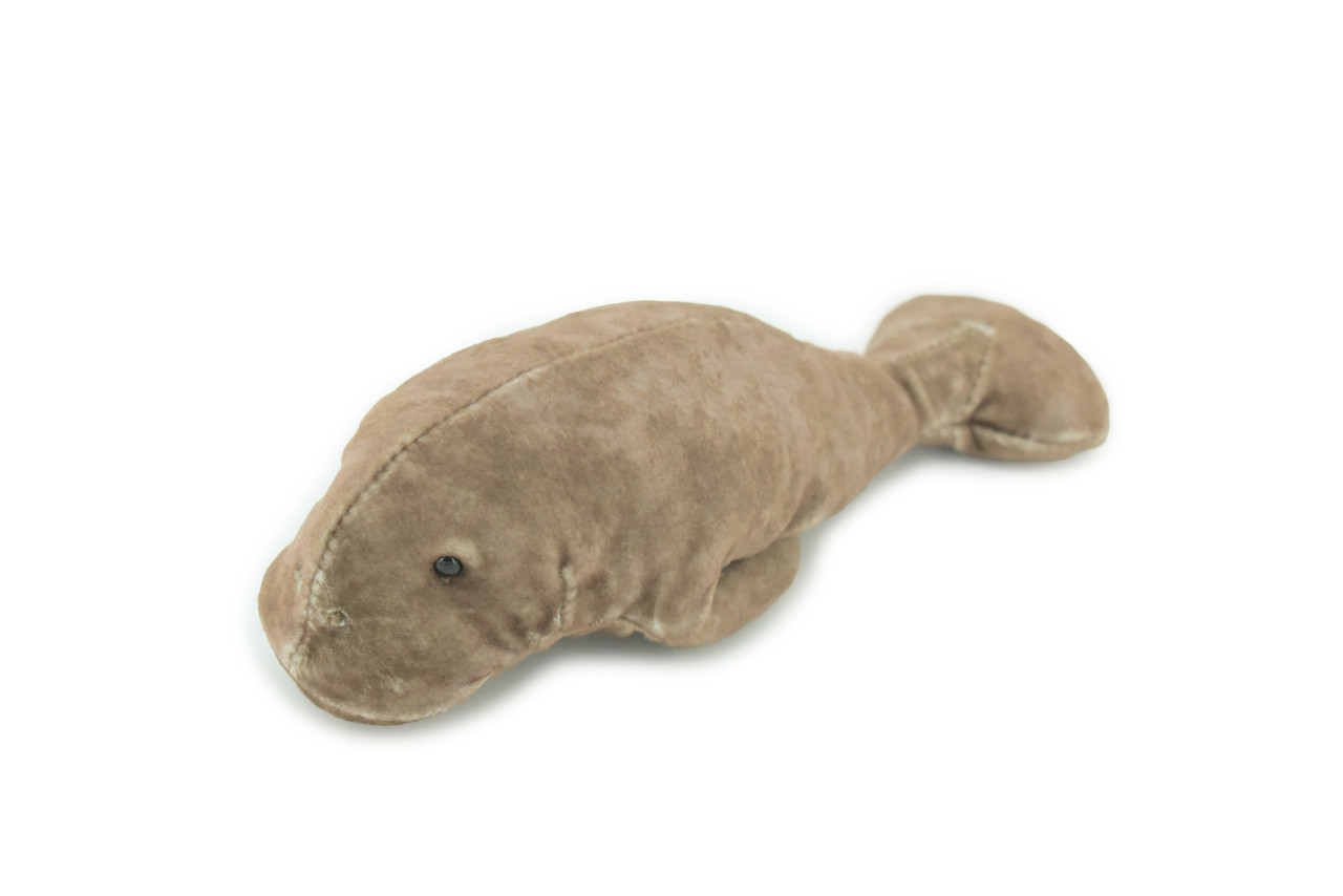Manatee Finger Puppet, Very Nice Plush Sea Cow, Stuffed Mermaid of the sea, Educational, Realistic, Lifelike, Gift,   7 1/2"  FM06 B233
