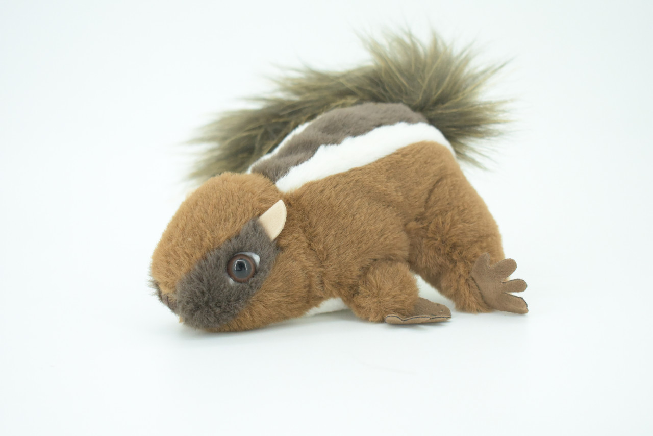 Chipmunk Finger Puppet, Very Nice Plush Striped Squirrel, Stuffed Animal, Educational, Realistic, Lifelike, Gift,   8"  FM22 B236