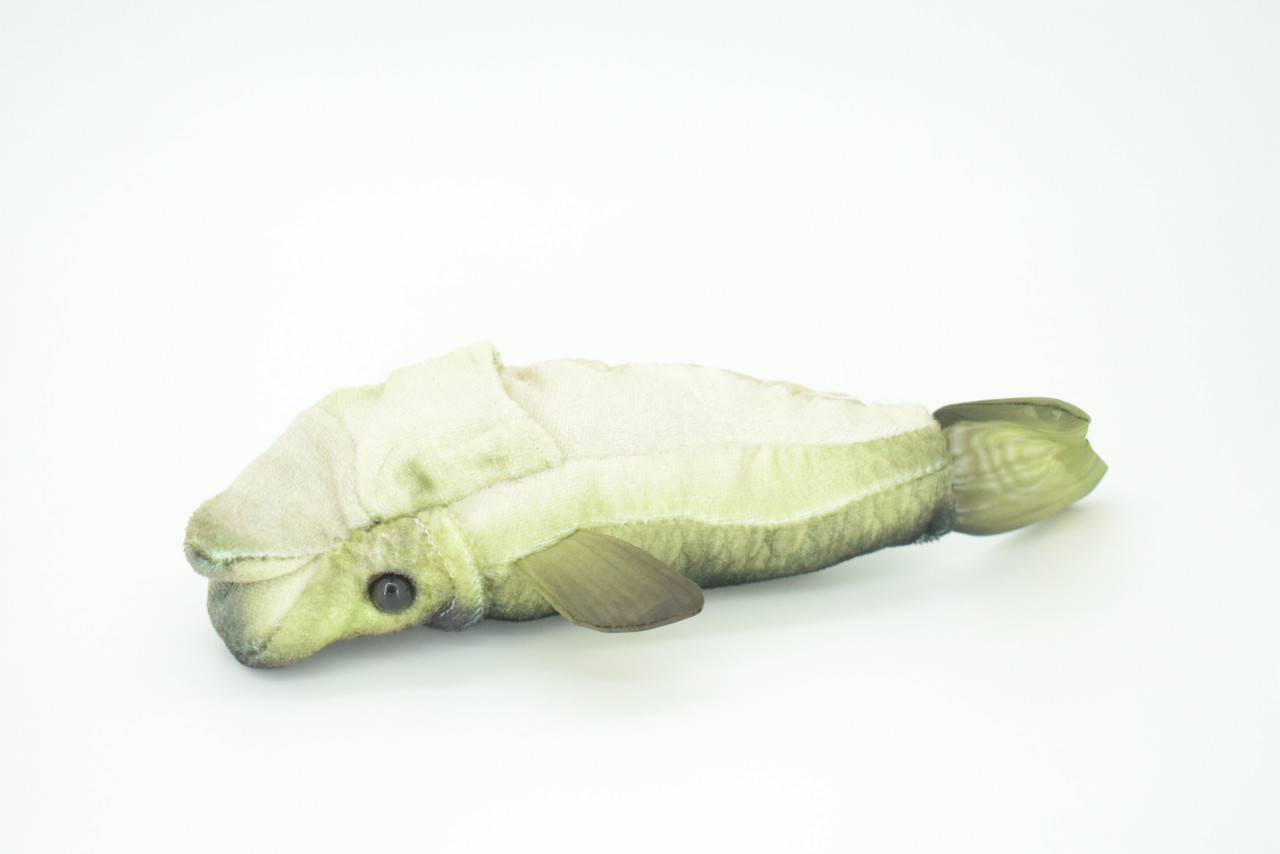 Large Mouth Bass Finger Puppet, Very Nice Plush Bass, Stuffed Fish, Educational, Realistic, Lifelike Model, Gift,   7"   FM01 B233