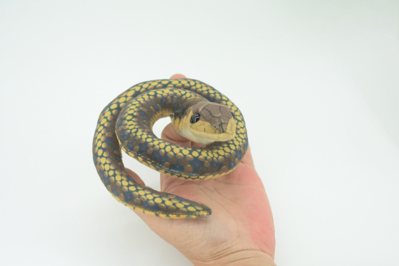 Snake Finger Puppet, Very Nice Plush Snake, Stuffed Reptile, Educational, Realistic, Lifelike Model, Gift,    5"   FM09 B235