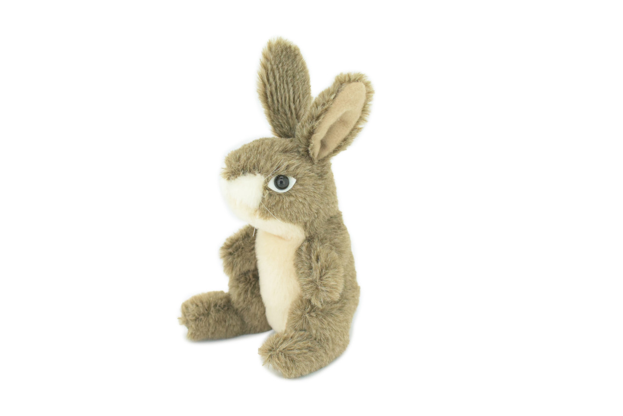 Rabbit Finger Puppet, Very Nice Plush Jack Rabbit, Stuffed Animal, Educational, Realistic, Lifelike, Gift,    6"   FM20 B236