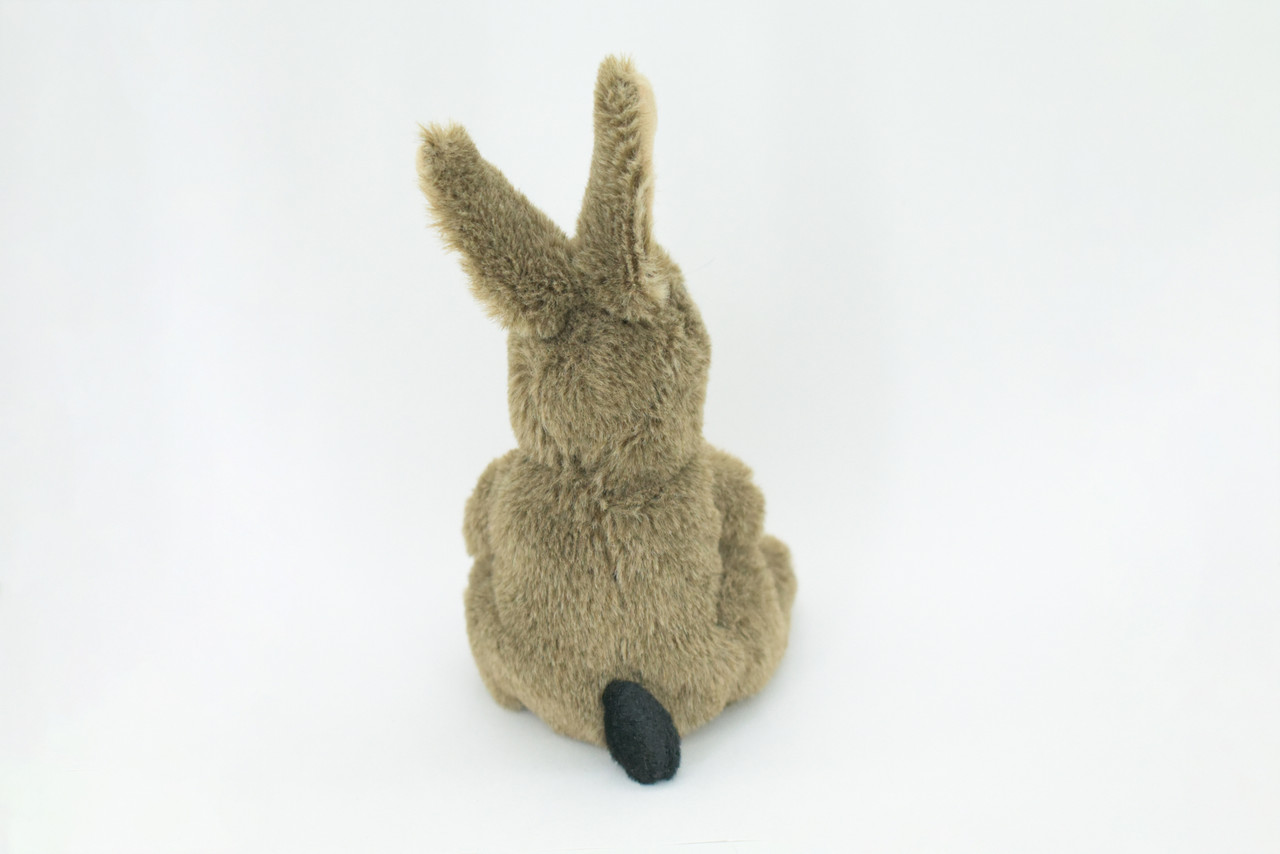 Rabbit Finger Puppet, Very Nice Plush Jack Rabbit, Stuffed Animal, Educational, Realistic, Lifelike, Gift,    6"   FM20 B236