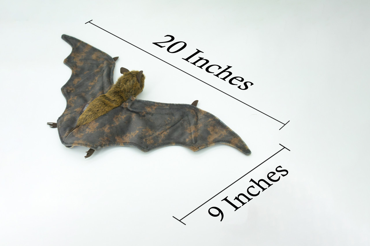 Bat Hand Puppet, Very Nice Plush Fruit Bat, Stuffed Animal, Educational, Realistic, Lifelike, Gift,      20"    FM25 B75
