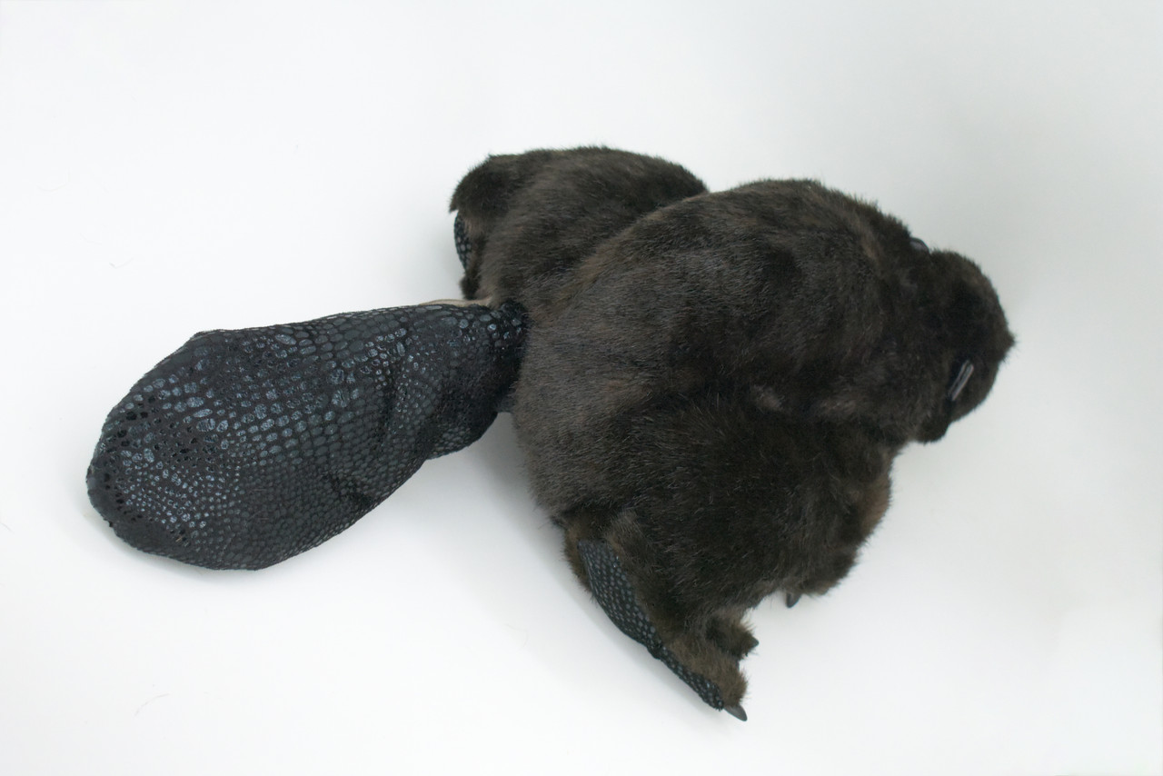 Beaver Hand Puppet, Very Nice Plush Castor, Stuffed Animal, Educational, Realistic, Lifelike, Gift,      18"    FM32 B412