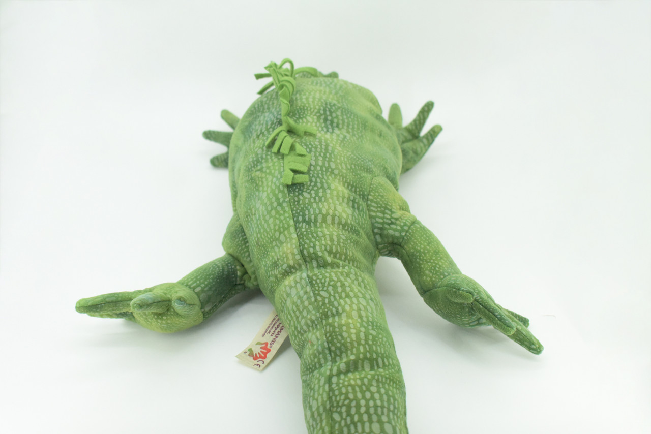 Iguana Hand Puppet, Very Nice Plush Lizard, Stuffed Reptile, Educational, Realistic, Lifelike Model, Gift,    32"   FM34 B413