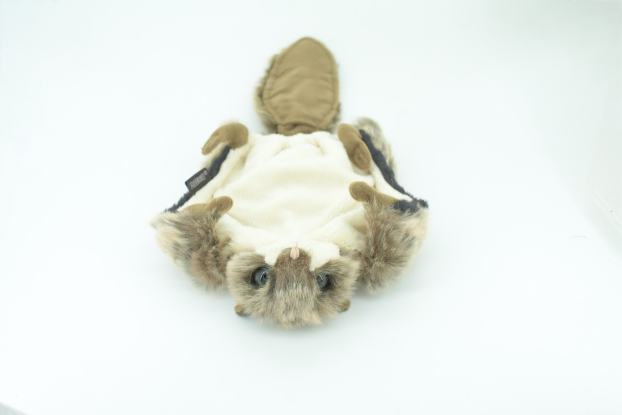 Flying Squirrel Hand Puppet, Full Body, Very Nice Plush Glider Squirrel, Educational, Realistic, Lifelike, Gift,     15"   FM36 B413