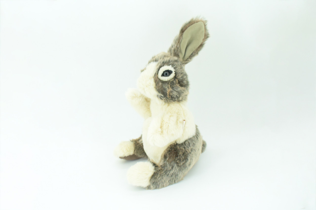 Rabbit Hand Puppet, Baby Dutch Rabbit, Very Nice Plush, Stuffed Animal, Educational, Realistic, Lifelike, Gift,      10"    FM42 B416