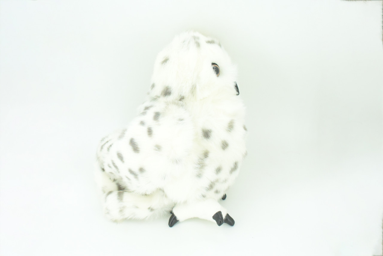 Snowy Owl Hand Puppet, Very Nice Plush Artic Owl, Stuffed Bird, Educational, Realistic, Lifelike, Gift,    21"     FM38 B415