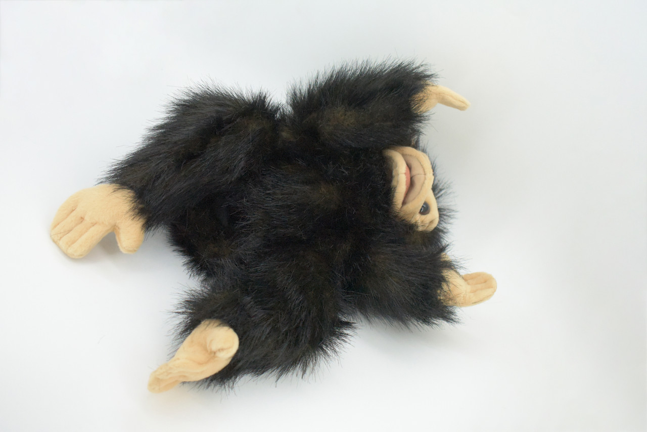 Chimpanzee Hand Puppet, Very Nice Plush Chimpanzee Baby, Stuffed Primate, Educational, Realistic, Lifelike, Gift,   15"  FM39 B416