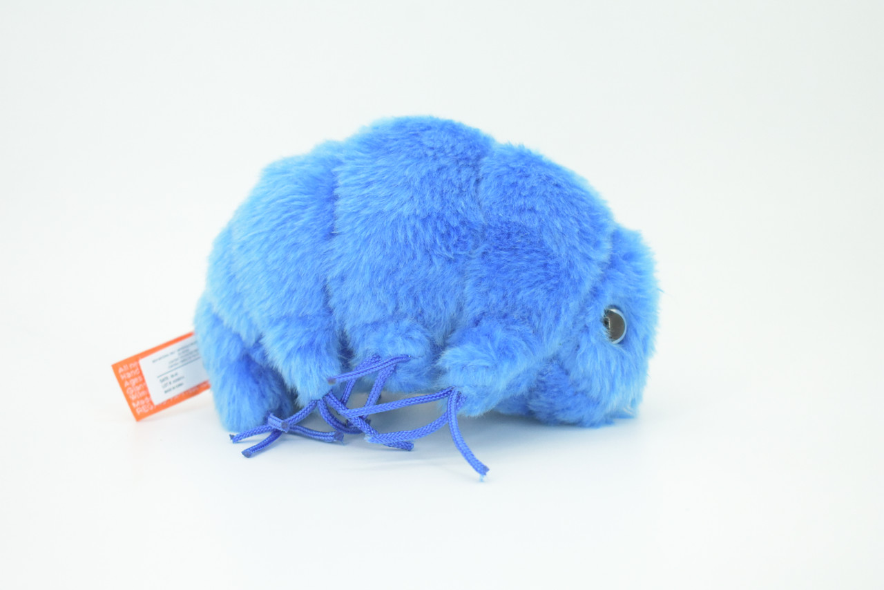Waterbear, Tardigrade, Micro-animal, Plush Water Bear Design, Educational, Figure, Replica, Gift,    6"    GM04 B108