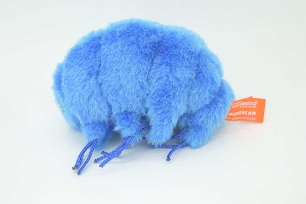 Waterbear, Tardigrade, Micro-animal, Plush Water Bear Design, Educational, Figure, Replica, Gift,    6"    GM04 B108